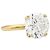 Autre Marque Solitärring, Gelbgold, 3.89 Karat Diamanten - Ansicht 2