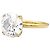 Autre Marque Solitärring, Gelbgold, 3.89 Karat Diamanten - Ansicht 3