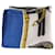 Carré Hermès in seta blu  - vista 1
