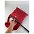 Vintage Prada Nylon Schultertasche Rot Silber - Ansicht 11