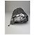 Gabrielle Clutch Vintage Chanel in nylon metallizzato Argento - vista 10