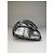 Gabrielle Clutch Vintage Chanel in nylon metallizzato Argento - vista 12