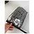 Gabrielle Clutch Vintage Chanel in nylon metallizzato Argento - vista 14