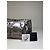 Gabrielle Clutch Vintage Chanel in nylon metallizzato Argento - vista 7