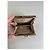 Portefeuille en cuir gaufré avec logo Vintage Givenchy Marron Or - vue 3