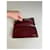 Vintage Yves Saint Laurent Full Grain Leather Wallet Burgundy Gold Dark red  - view 5