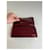 Vintage Yves Saint Laurent Full Grain Leather Wallet Burgundy Gold Dark red  - view 6