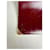 Vintage Yves Saint Laurent Full Grain Leather Wallet Burgundy Gold Dark red  - view 8