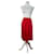 Jupe Vintage Yves Saint Laurent Rouge Vif L  - vue 1