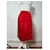 Jupe Vintage Yves Saint Laurent Rouge Vif L  - vue 12