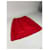 Jupe Vintage Yves Saint Laurent Rouge Vif L  - vue 7
