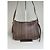 Vintage Givenchy Gestreifte Stoff-Schultertasche Braun Gold - Ansicht 15