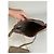 Vintage Givenchy Gestreifte Stoff-Schultertasche Braun Gold - Ansicht 4