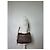 Vintage Givenchy Gestreifte Stoff-Schultertasche Braun Gold - Ansicht 9
