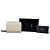 Autre Marque Vintage Sain Pebbled Leather Wallet Cream Silver