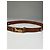 Céline Vintage Celine Ledergürtel Braun Goldene Schnalle - Ansicht 4
