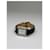 Baguette Relógio Vintage Fendi em Aço Inoxidável com Pulseira de Couro Preto e Branco  - vista 1