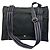 Hermès Vintage Hermes Canvas Messenger Bag Schwarz Silber