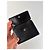 Edge Céline Vintage Celine Leather Kiss Lock Wallet Black Silver - view 4