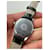 Vintage Fendi Armbanduhr aus Edelstahl mit Lederarmband Silber Schwarz  - Ansicht 2