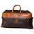 Céline Vintage Celine Macadam Canvas Duffle Bag Braun Tan