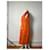 Abito in lino vintage Yves Saint Laurent Arancione vivace M  - vista 2