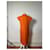 Abito in lino vintage Yves Saint Laurent Arancione vivace M  - vista 3