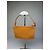 Clutch Vintage Courreges in pelle liscia Arancione Argento - vista 2