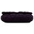 Piccola borsa a tracolla Chanel Bubble Flap in nylon trapuntato viola Porpora - vista 3