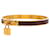 Gold Hermès Gold Plated Epsom Kelly Cadena Lock Bangle Bracelet Golden  - view 2