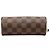 Papillon Borsa pochette Louis Vuitton Damier Ebene marrone - vista 3