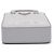 Borsa Tote e Borsa Satchel Prada Small Leather Brushed Grigia Grigio - vista 3