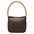 Borsa a tracolla Louis Vuitton Monogram Looping MM marrone