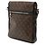Borsa a tracolla Louis Vuitton Monogram Macassar Bass MM marrone - vista 2