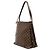 Borsa Tote Louis Vuitton Damier Ebene Rivington marrone - vista 2