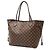 Braune Louis Vuitton Damier Ebene Neverfull MM Tote Bag - Ansicht 2