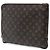 Clutch Louis Vuitton Monogram Etui Voyage MM Marrone - vista 2
