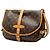 Borsa a tracolla Louis Vuitton Monogram Saumur 30 marrone - vista 2