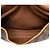 Borsa a tracolla Louis Vuitton Monogram Saumur 30 marrone - vista 4