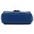 Borsa a tracolla Chanel Mini Square Quilted Caviar CC Incognito Single Flap blu - vista 3