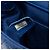 Borsa a tracolla Chanel Mini Square Quilted Caviar CC Incognito Single Flap blu - vista 6