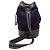 Zaino a secchiello Paris Hamburg in lana e pelle di vitello blu navy e nero Chanel - vista 3