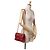 Borsa Chanel Small Quilted Lambskin Chain Link Flap Rossa Rosso - vista 10