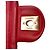 Borsa Chanel Small Quilted Lambskin Chain Link Flap Rossa Rosso - vista 6
