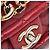 Borsa Chanel Small Quilted Lambskin Chain Link Flap Rossa Rosso - vista 9