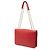 Borsa a tracolla Gucci Medium Dollar Calfskin Interlocking G rossa Rosso - vista 2