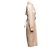 Langer Brunello Cucinelli Pailletten-Trenchcoat Farbe Tan Größe US S Beige - Ansicht 3