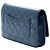 Borsa a tracolla Chanel Reissue 2.55 trapuntata in vernice blu Wallet On Chain - vista 2