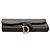 Cartera larga Saddle en piel de cabra negra Dior Negro - vista 3