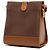 Borsa a tracolla in pelle LOEWE Velasquez Twist marrone - vista 2